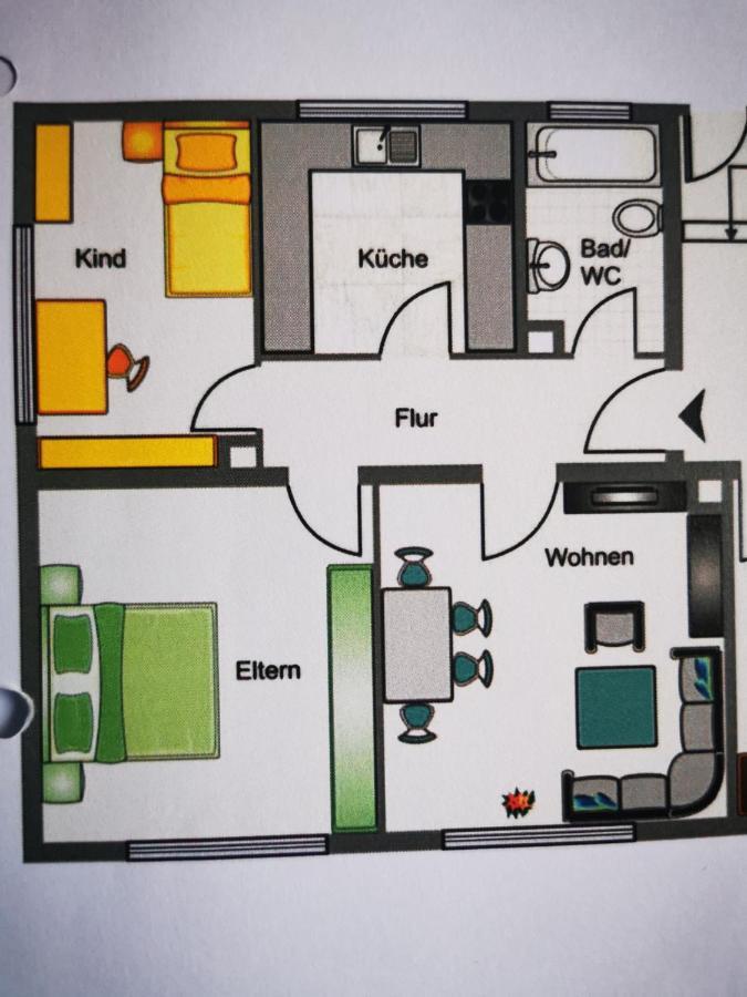 Hornbach Ferienwohnung Gebauer מראה חיצוני תמונה